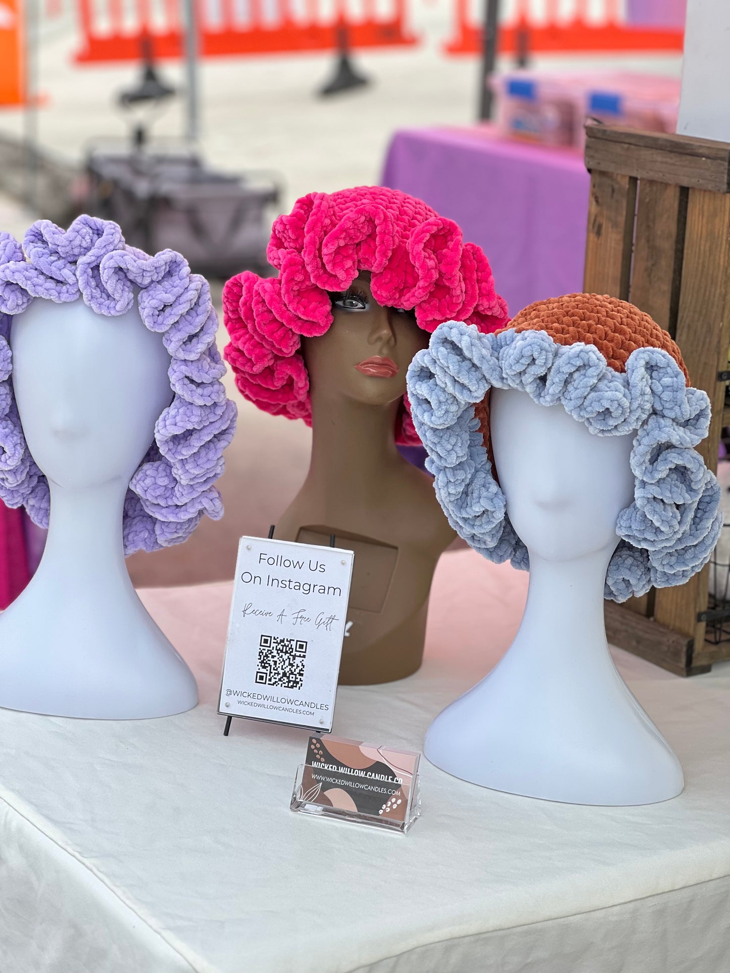 Ruffled Hats